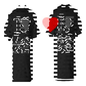 アイラブ・大谷（I Love ハート）ビッグ Big ファン グッズ 面白 Tシャツ - Kawaiitshirt