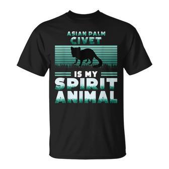 アジアンパームシベットは私のスピリットアニマルラバーです Tシャツ - Kawaiitshirt