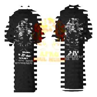 アフロソウルミュージック ビニール レトロ 70年代 80年代 ファンク ディスコダンス Tシャツ - Kawaiitshirt