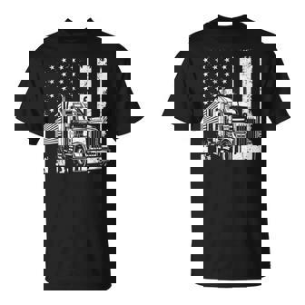 アメリカントラック フラッグusaアメリカトラッカー Tシャツ - Kawaiitshirt
