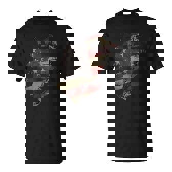 アメリカ国旗 ドナルド・トランプ 大統領のシルエット Tシャツ - Kawaiitshirt