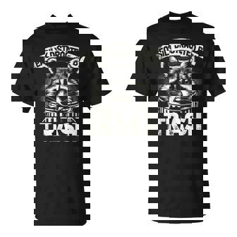 アライグマ ゴミに気を取られる アライグマ ゴミ男 Tシャツ - Kawaiitshirt