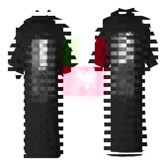 アルバニアのイタリアの愛-アルバニアとイタリア 長袖tシャツ Tシャツ - Kawaiitshirt