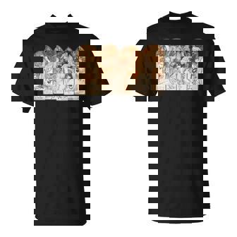 アルフォンス・マリア・ミュシャの季節 長袖tシャツ Tシャツ - Kawaiitshirt