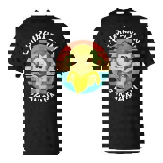 イタリア ブレイン ミーム チンパンジーニ バナニーニ レトロ サンセット キッズ Tシャツ - Kawaiitshirt