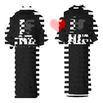 インド I Heart India I Love India Tシャツ - Kawaiitshirt