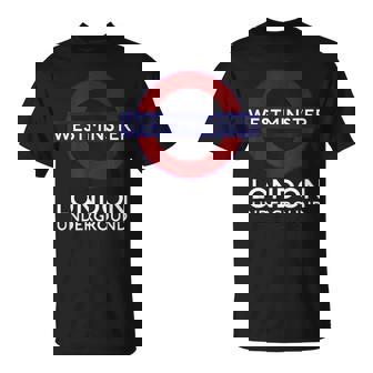 ウェストミンスター ロンドン地下鉄 Tシャツ - Kawaiitshirt