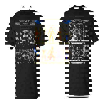 エジプトの神々古代エジプトの神話ファラオアヌビストートホルスラセクメトバステト Tシャツ - Kawaiitshirt