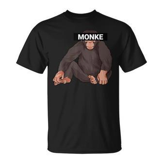 エステティック・モンク・ミーム・ファニー・モンキー・ラバー Tシャツ - Kawaiitshirt