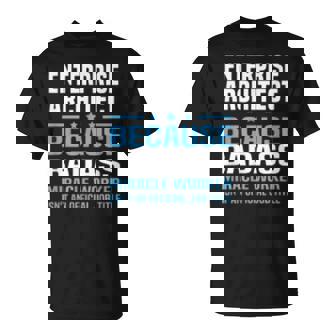 エンタープライズアーキテクトtシャツ Tシャツ - Kawaiitshirt