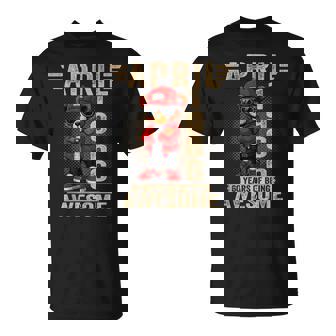 オンバック 4月60日 誕生日 男性 女性 1966年 テディベア Tシャツ - Kawaiitshirt