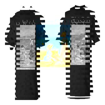 オーギュスト・ルノワール ビーチのフィギュア Tシャツ - Kawaiitshirt