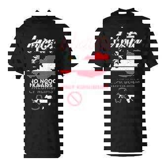 オーストリアのカンガルーなし オーストリアのカンガルーなし 長袖tシャツ Tシャツ - Kawaiitshirt