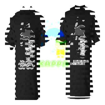 カッパくん『かっぱのカッパ』河童（六月・梅雨・傘）【どうぶつフレンズ】きゅうり 妖怪 かわいい キャラクター Tシャツ - Kawaiitshirt