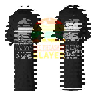キジの鳥狩り 面白いスレイヤーハンターレトロヴィンテージ Tシャツ - Kawaiitshirt