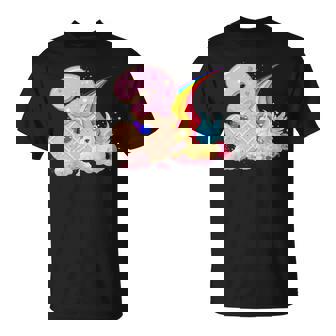 キッズ I Am 3 かわいいユニコーン 誕生日ギフト 女の子向け Tシャツ - Kawaiitshirt