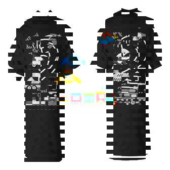 キッズトラック 電車 2歳の誕生日パーティー 幼児 2歳 誕生日 Tシャツ - Kawaiitshirt