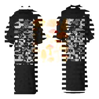 キノコの種類 自然 コテージコア ファン 男の子 女の子 キッズ Tシャツ - Kawaiitshirt