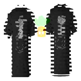 キャロットポケット おもしろキャロットインポケット Tシャツ - Kawaiitshirt