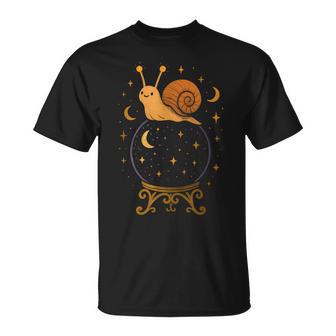 クリスタルボールスターのカタツムリ Tシャツ - Kawaiitshirt