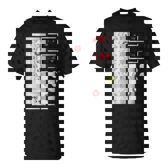 クールなエレベーターボタンアートメンズレディースリフトハロウィンコスチューム Tシャツ - Kawaiitshirt