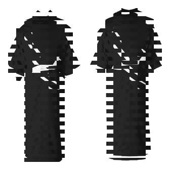 グライダー パイロット 高騰 飛行機 帆船 航空 Tシャツ - Kawaiitshirt