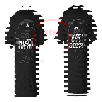 ゲーム用引用句「A Kent Never Gives Up」ヘッドセット パーソナライズ Tシャツ - Kawaiitshirt