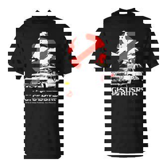 ゴーストバスターズ ハロウィン デザイン Ecto 1 Tシャツ - Kawaiitshirt