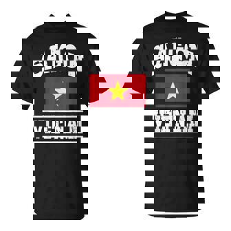 サイゴン ベトナム ホーチミン市 お土産 ベトナム国旗 Tシャツ - Kawaiitshirt