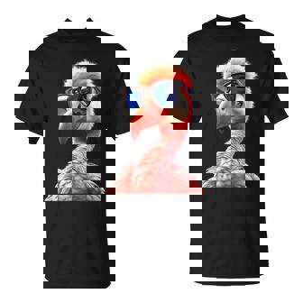 サングラスをかけたフラミンゴ フラミンゴが大好き かわいいフラミンゴ Tシャツ - Kawaiitshirt