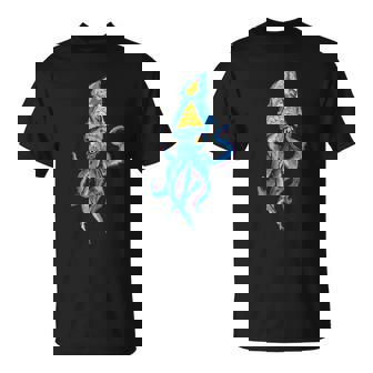 シュールリアルブルーイカ Tシャツ - Kawaiitshirt