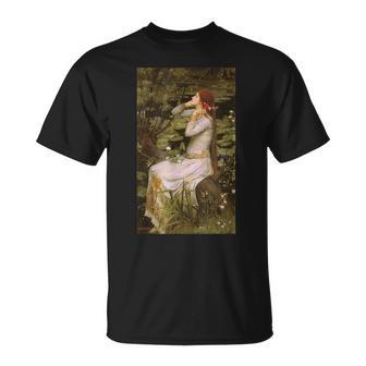 ジョン・ウィリアム ウォーターハウス オフィーリア 絵画 Tシャツ - Kawaiitshirt