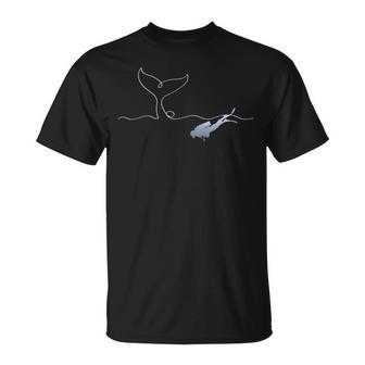 ジンベイザメ、ダイバー Tシャツ - Kawaiitshirt