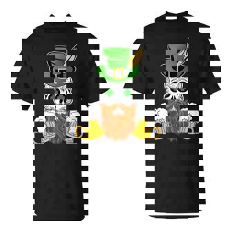 スカル 聖パトリックデー 洋服 ギフト 男性 女性 ビール 長袖tシャツ Tシャツ - Kawaiitshirt