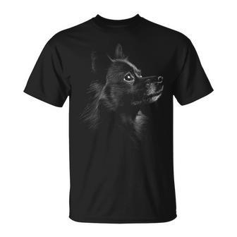 スキッパーケ 犬 モチーフ ペット アート シッパーケ Tシャツ - Kawaiitshirt