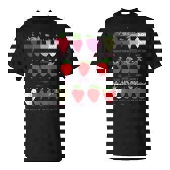 ストロベリーフルーツシャツ イチゴの種類 コテージコア Tシャツ - Kawaiitshirt