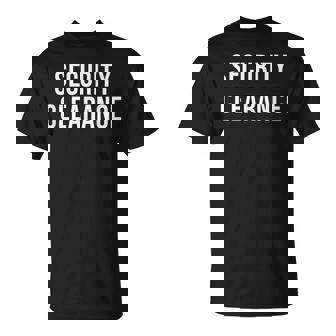 セキュリティクリアランス Tシャツ - Kawaiitshirt