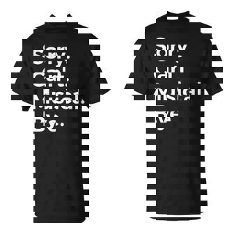 ソーリー・キャント・ミュージカル・バイ・ミュージシャンミュージック・ラヴァー・ミュージック 長袖tシャツ Tシャツ - Kawaiitshirt