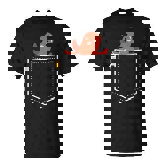 タコ ウインナー タコ 勝者 食べ物 イラスト ポケット デザイン かわいい 面白い 長袖tシャツ Tシャツ - Kawaiitshirt