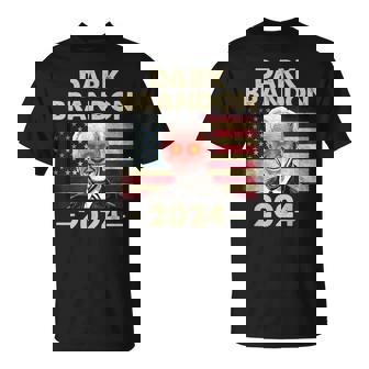ダークブランドン・バイデン 2024 レトロフラッグ Usa ファニー ジョー・バイデン Tシャツ - Kawaiitshirt