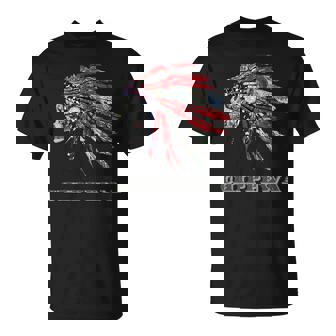 チペワ ネイティブアメリカン インディアン国旗 マネー ヘッドレス Tシャツ - Kawaiitshirt