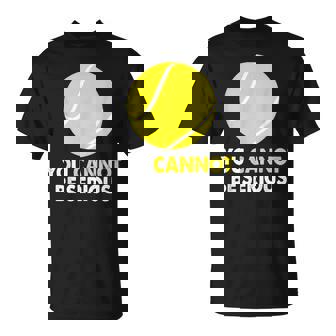 テニス ユーモア You Cannot Beerious ラケット スポーツ Tシャツ - Kawaiitshirt