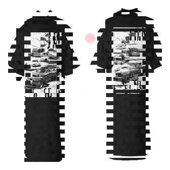 ディストレス Jdm レジェンズ レースカー 国旗 日本製 長袖tシャツ Tシャツ - Kawaiitshirt