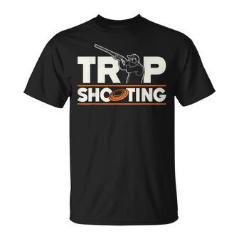 トラップ射撃 ピジョン ショットガン からのプル トラップ クレー射撃 Tシャツ - Kawaiitshirt