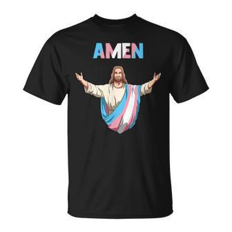 トランスジェンダー・ジーザス 誇りをもって信じ、信仰する。 Tシャツ - Kawaiitshirt