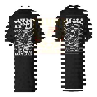 トランプ 2024 テイク・アメリカ・バック トランプ大統領 長袖tシャツ Tシャツ - Kawaiitshirt