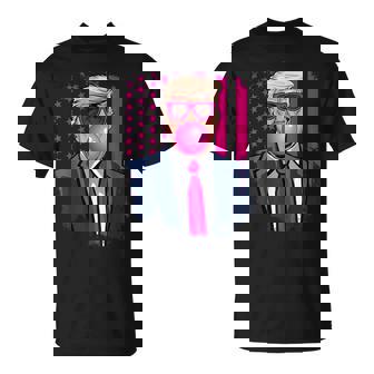 トランプ バブルガム アメリカ国旗 アメリカ トランプ Tシャツ - Kawaiitshirt