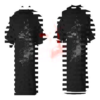 ドーベルマン グラフィック ペット アートワーク 犬 ドーベルマン Tシャツ - Kawaiitshirt