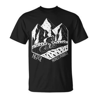 ナンガ パルバット トレイル マウンテンバイク ネイチャー ハイキング ネパール ツーリスト Tシャツ - Kawaiitshirt