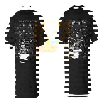 バストキャット ラーメン エジプト エジプト神話 女神バステット Tシャツ - Kawaiitshirt
